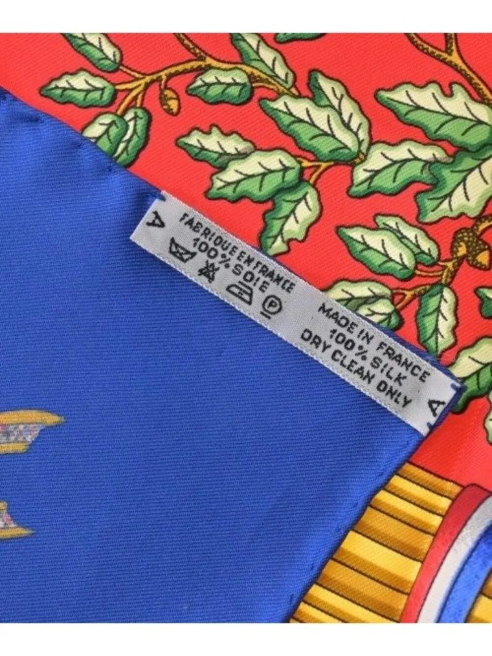 Hermes Bandana Scarf Blue